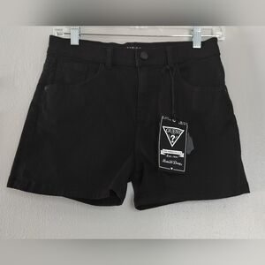 Guess Black Jean Shorts Casual Style